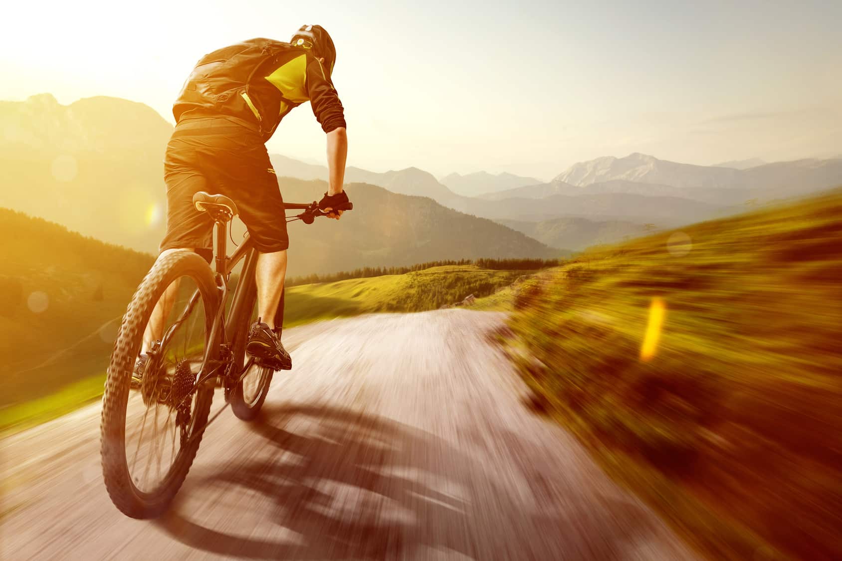 Mountainbike in the Mountains